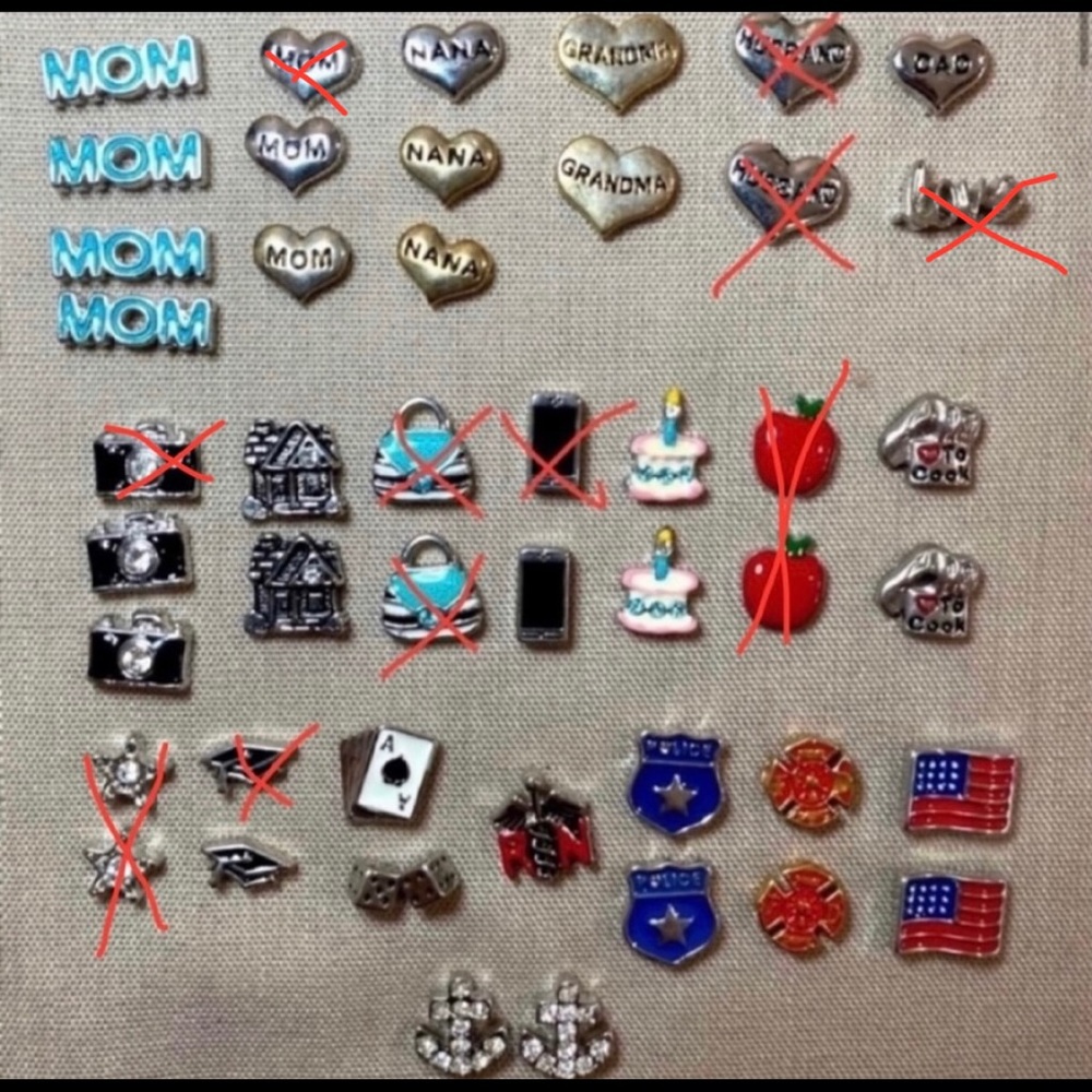 Origami Owl Assorted Charms